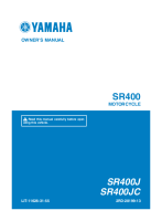 Yamaha SR400 - Owners Manual EN 2017 